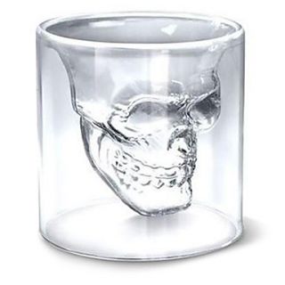 Cool Crystal Skull Head Shaped Shot Glass