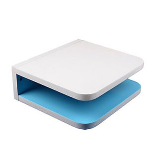 Lovely White and Blue PU Primer Rectangular Shelf