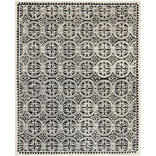 Safavieh Handmade Moroccan Cambridge Black Wool Rug (9 X 12)