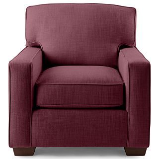 Possibilities Track Arm Chair, Grape
