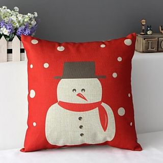 Cute Snow Mans Warm Huge Decorative Pillow Cover