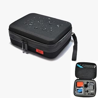 BZ180 M code Upgraded Version Waterproof Portable EVA Camera Dual Zipper Bag for GoPro 2 / 3 / 3