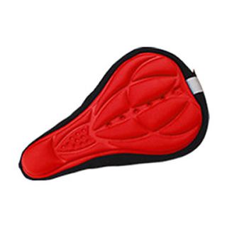 CoolChange 3D Lycra Breathable Red Bicycle Saddle Cushion