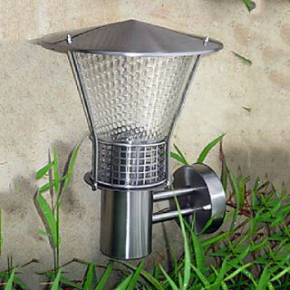 Outdoor Wall Light, 1 Light, Modern Stainless Steel Glass Electroplating