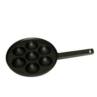 8 Cast Iron Frying Pan with Handle,Cast Iron Dia 20.5cm x H3.5cm