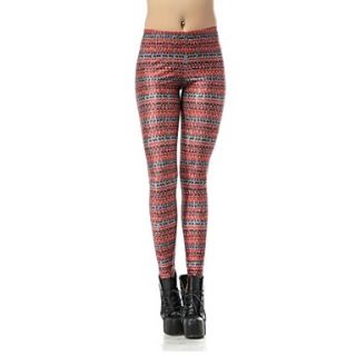 Elonbo The Red Soldier Figures Style Digital Painting Tight Women Leggings