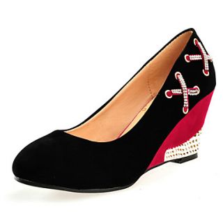 Suede Womens Wedge Heel Heels Pumps/Heels Shoes (More Colors)