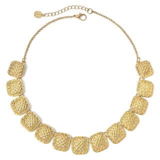 MONET JEWELRY Monet Gold Tone Woven Frontal Collar Necklace