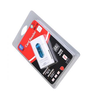 All in One Mini USB 2.0 MS/MS Pro/MS Duo/T Flash/SDHC/SD/MMC Card Reader