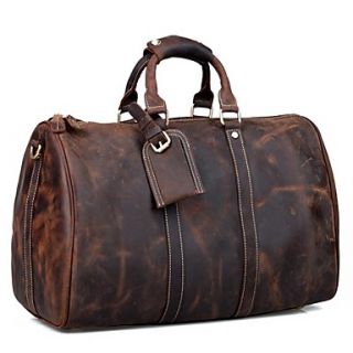 Mens Travel Duffle Vintage cowhide Leather Classic Tote Bags
