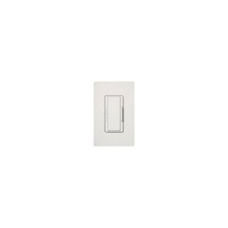 Lutron MSCLV600MSW Dimmer Switch, 600W MultiLocation Maestro Satin Colors Magnetic Low Voltage Satin White