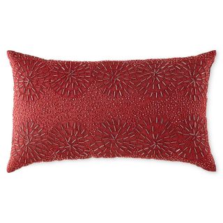 Royal Velvet Regalia Oblong Decorative Pillow, Red