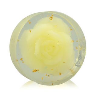 Handmade Rose Essential Oil Soap Whitening Moisturizing Anti Acne 100g