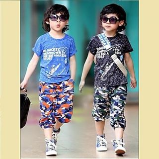 Boys Fashion Tie Dye Clothing Set