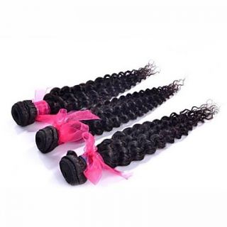 Brazilian Deep Wave Weft 100% Virgin Remy Human Hair Extensions Mixed Lengths 26 28 30 Inches