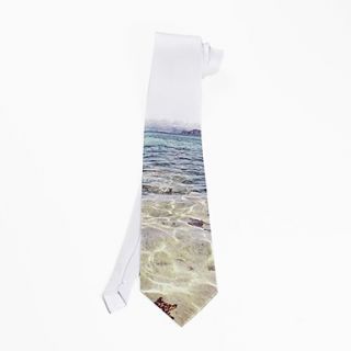 Mens Fashion Casual Beach pattern Tie