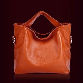 Womens Simple Elegant Bag First Layer Cowhide Wrist Bag Linning Color on Random