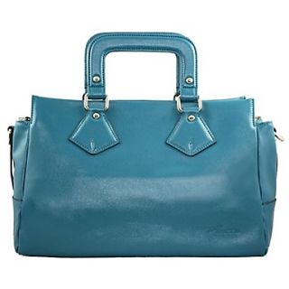 Womens Elegant Simple Bag Split Leather Single Strap Shoulder Bag Linning Color on Random