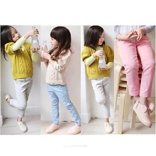 Girls Candy Colored Children Trousers