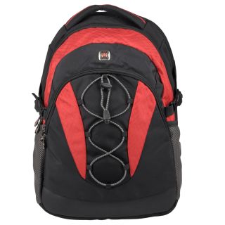 Swiss Gear Norite Laptop/ Notebook Computer Backpack (Black/red Dimensions 21 inches high x 17 inches wide x 4 inches deepWeight 2 poundsHandle Fabric grip )