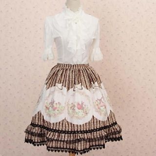 Rabbit Party Lolita Princess Kawaii Skirt Classy Lovely Made Cosplay