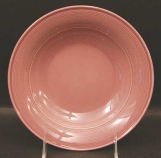 Nancy Calhoun Solid Color Dark Rose Rim Soup Bowl, Fine China Dinnerware   All D