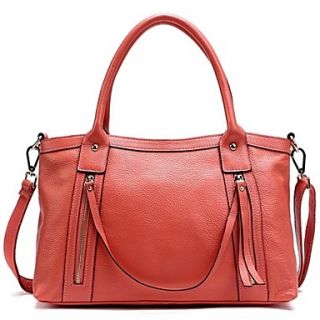 Womens Classic Elegant Lady Handbag First Layer Cowhide Online Shopping Handbags Linning Color on Random