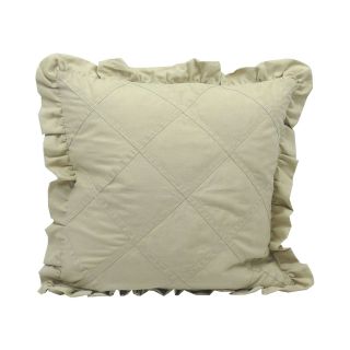 Newport Basket 20 Square Decorative Pillow, Dk Beige