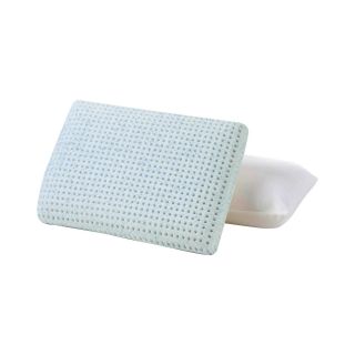 Authentic Comfort Gel Memory Foam Pillow, Blue