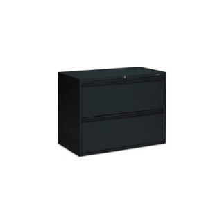 Global Total Office 1900P Series 2 Drawer Lateral File 1936P 2F12 Finish Black