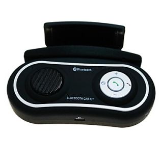 V2.1 Bluetooth Handsfree Speaker with USB Car Charger(Black)