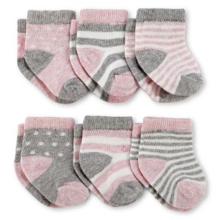 Carters 6 pk. Pink Socks   Girls, Girls