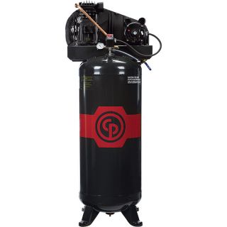 Chicago Pneumatic Reciprocating Air Compressor   3.5 HP, 60 Gallon, 208/230