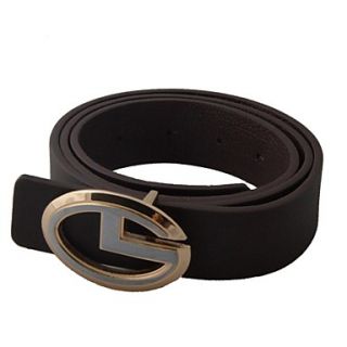 Universal Models Fashionable Casual PU Leather Wild Belt w/ Zinc Alloy buckle   Brown(110cm)