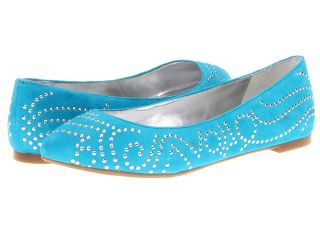Enzo Angiolini Sahni Womens Flat Shoes (Blue)