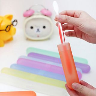 Polyester Portable Toothbrush Holder Random Colour, L3cm x W20.5cm x H1cm