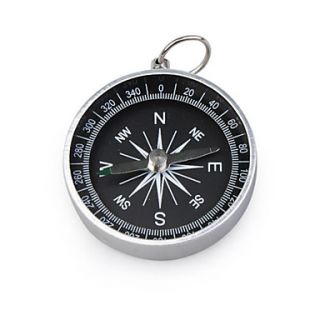 Portable Metal Compass with Keychain(Large)