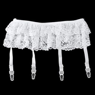 4 Straps Glamour Lace Garter Skirt Wedding Garters