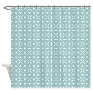  Blue Winter Cross Print Shower Curtain  Use code FREECART at Checkout