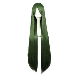 Harajuku Style Cosplay Synthetic Wig Touhou Project Mima Side Bang Straight Long Wig(Green)
