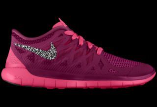 Nike Free 5.0 iD Custom Kids Running Shoes (3.5y 6y)   Pink