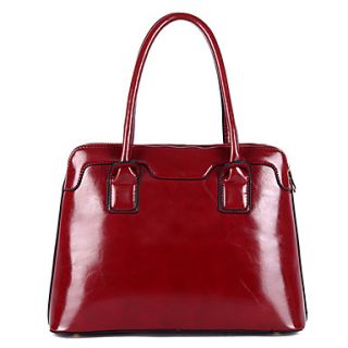 Daidai Womens Vintage PU Leather Wine Tote