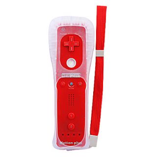 Remote Plus Controller with Silicone Case for Wii/Wii U (Red)