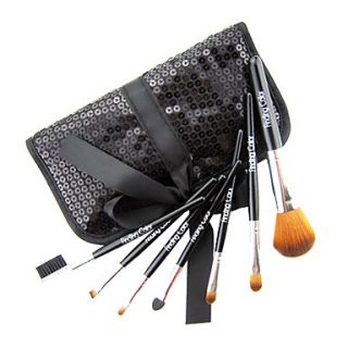 Brand New 7 Pcs Mini Synthetic Fiber Starter Makeup Brush Kit