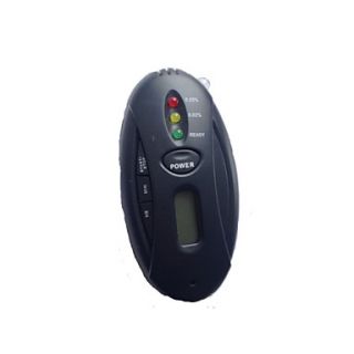 Breathalyzer Keychain Car Gadget Flashlight with Stopwatch