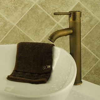 Centerset Antique Brass Bathroom Sink Faucet