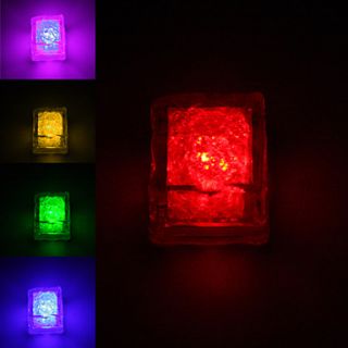 Ice Cube Shaped Colorful Flashing LED Light