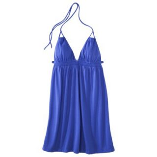 Xhilaration Juniors Halter Coverup Swim Dress  Cobalt XL