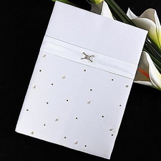 Love Ever Lasting Guest Book with Folded Blank Pages