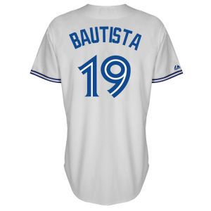 Toronto Blue Jays Jose Bautista Majestic MLB Player Replica Jersey
